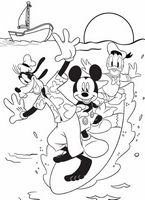 kolorowanki Goofy do wydruku malowanka Disney numer 24
